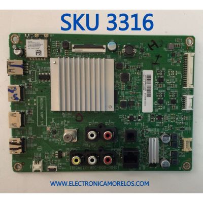 MAIN PARA SMART TV VIZIO 2160p 4K HDR / NUMERO DE PARTE 905TXKSA55000100CX / 715GA874-M0C-B00-004K / 87153836-04013 / PANEL TPT550U1-QVN05.U REV:S57B1AR / DISPLAY LC546PU4L 01 / MODELOS V555-H1 LTCWZ / V555-H11 LTCWZHLW